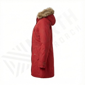 Chaqueta de Invierno Acolchada Elegante al por Mayor, Chaqueta para Mujer con Cuello de Piel, Parkas Cálidas con Capucha Desmontable, Ropa Exterior Térmica de Moda para Mujer - Product Image 3