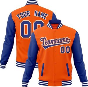 Chaqueta de hombre personalizada con logotipo de estilo callejero de talla grande, diseño universitario, chaqueta de cuero Letterman Varsity bordada con Flash - Product Image 6