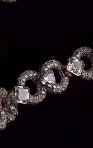 Collier cubain en moissanite glacé de luxe, plaqué rhodium, cadeau de fête orthodoxe, chaîne brillante VVS - Product Image 2