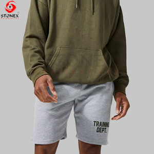 ชุดวอร์มเล่นกีฬาสำหรับผู้ชายชุดเล่นยิมชุดวอร์มแขนยาวระบายอากาศได้ดีพร้อมกางเกงขาสั้น - Product Image 4