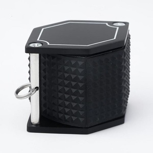 Loupe de bijoutier en aluminium de haute qualité, triple, 10x, finition noire, lentille de 20,5 mm, outil d'inspection de la clarté des diamants par Jipsy - Product Image 6