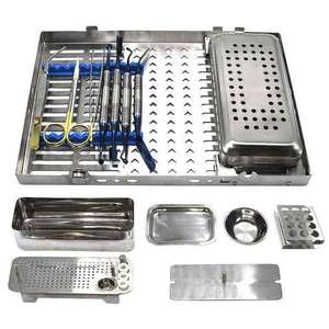 Juego de Instrumentos Quirúrgicos Dentales Manuales Esenciales de Acero, Tono Dorado, Kit de Cirugía Apto para UCI, Cuchara Portadora de Huesos, Odontología, CE - Product Image 6