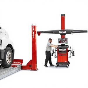 เครื่องตั้งศูนย์ล้อ 3 มิติ รุ่น Hunter Wheel Aligner Machine-250W แรงดันไฟฟ้าอเนกประสงค์ หน้าจอ LED รับประกัน 2 ปี สำหรับร้านยางและทุกขนาดล้อ - Product Image 1