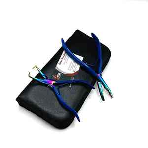 Pince multifonctionnelle pour applicateur et épilation de microbilles et extensions de cheveux en acier inoxydable durable de qualité supérieure avec logo personnalisé - Product Image 1