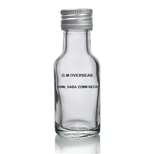 High Quality 28ml Essence Saba Glass Bottle For Sale