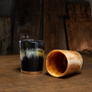 Vaso de chupito de cuerno de marca de lujo, cuerno Natural de alto pulido, color Vikingo, Búfalo, copa de cuerno tallada a mano de calidad Premium - Product Image 3