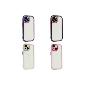 Funda de Silicona Color Púrpura Oscuro ASMA para iPhone 14, Serie Vitamin, con Protección para la Cámara, Marco Colorido - Product Image 3