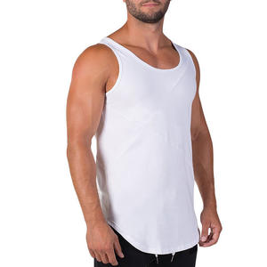 Sportswear Summer Tank Top 100% Cotton <b>Gym</b> Workout <b>Vest</b> Streetwear Muscle Fit Solid Fitness Sleeveless Tank Top For <b>Men</b> - Product Image 5