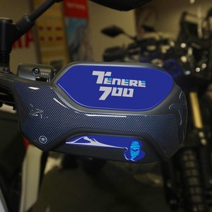 Adesivi in Resina 3D Protezioni per Manubrio Compatibili con Yamaha Tenere 700 2022 Accessori per Moto - Product Image 1