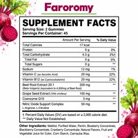 Gummies OEM sans sucre à la betterave, saveur fruits rouges mélangés, mélange 8 en 1, 90 unités, complément alimentaire, vente en gros