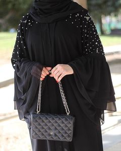 États-Unis Vente à Chaud Élégante Abaya à Col Haut Designs Pakistanaise Vêtements Islamiques Modestes en Mousseline de Soie Imprimée ODM Brodée - Product Image 1