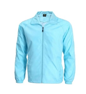 Personnalisé Unisexe 100% Polyester Léger Fermeture Éclair Col Rabattu et Stand Randonnée En Plein Air Zip Up Coupe-Vent Veste Manteaux - Product Image 1