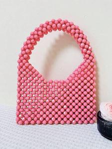 Bolso elegante para mujer con cuentas de cristal personalizadas para fiesta de noche, bolso de mano nupcial para boda - Product Image 2