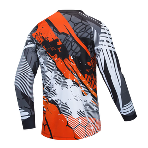 Vente en gros de t-shirts de sport et de gymnastique ajustés pour homme, t-shirts de compression à manches longues - Product Image 3