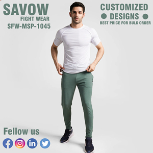 Pantalon à jambes larges pour hommes en coton mélangé respirant avec ceinture réglable et coupe droite ample pour le streetwear décontracté - Product Image 4