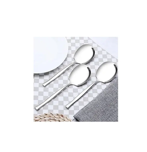 Stainless Steel Wedding Serving Spoon Special Design Kitchenware Items Serving Spoon Factory Wholesale Spoon - Product Image 4
