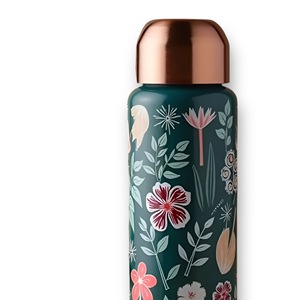 Botella de Agua Deportiva de Cobre Puro de Alta Calidad de 1000 ml con Impresiones Personalizables Gratuitas, Embalaje Reutilizable Ecológico - Product Image 2