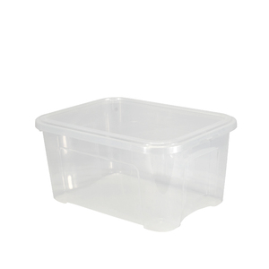 13 Lt Organizer salvaspazio trasparente 37.7X27.7X18.8 cm scatole per vestiti per libri di abbigliamento accessori - Product Image 1