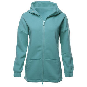 Sudadera con capucha y cremallera de gran tamaño OEM, sudadera plisada Unisex de la mejor calidad, logotipo personalizado, ropa ecuestre transpirable para mujer para caballo - Product Image 3