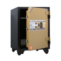 Caja Fuerte Electrónica Digital MNS-76E, Resistente al Agua y al Fuego, para Montar en la Pared, para Uso Doméstico y Comercial