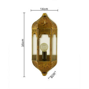 Luminaire décoratif marocain en laiton, nouveau design, pour mariage, maison, hôtel, restaurant, bureau. Haute qualité, fabriqué en Inde. - Product Image 2