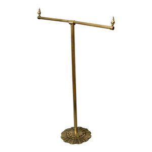 Toallero de latón para decoración de baño rústico con estructura resistente, perfecto para uso en casas de campo. - Product Image 1
