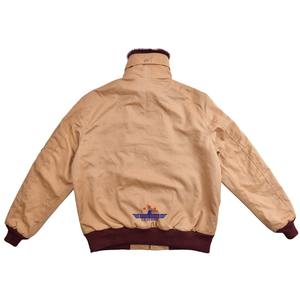 เสื้อแจ็กเก็ตนักบินเครื่องบิน B15วินเทจปกคอเสื้อขนสัตว์คอเสื้อเสื้อนอกฤดูหนาวให้ความอบอุ่น - Product Image 3
