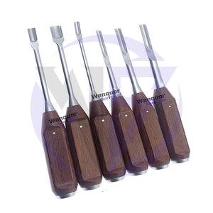 Ensemble de 6 instruments orthopédiques pour os, ciseaux et ostéotomes, curettes osseuses, fabriqués par Wenquar Pakistan Sialkot - Product Image 4