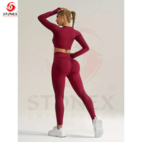 Conjunto de Yoga para Mujer, Leggings de Cintura Alta con Sujetador Deportivo, Ropa Deportiva para Gimnasio y Entrenamiento, Traje para Damas, Impresión de Logotipo Personalizado OEM