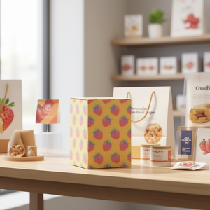 CreaBox EF-025 Sacs en papier promotionnels personnalisés Boîte de merchandising personnalisable - Product Image 3