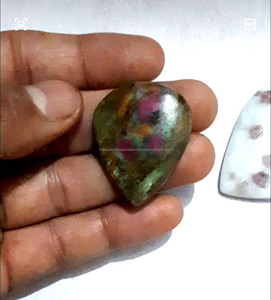 Superbe opale éthiopienne lisse lâche Cabochon pierres précieuses pierre précieuse de forme ovale pour la fabrication de bijoux de fête pour la saison d'été pierre - Product Image 5