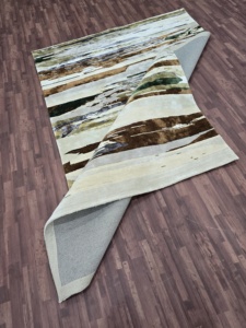 ชุดพรมผ้าฝ้ายแบบห่วงตัดด้วยมือดีไซน์ทันสมัยพรมแฮนด์เมดสำหรับห้องนั่งเล่น - Product Image 5