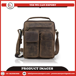 Unisex Vintage Custom Genuine <b>Leather</b> <b>Messenger</b> <b>Bag</b> Handmade Crossbody Sling Design Eco-friendly Fashion Bohemian Thread Newest - Product Image 6