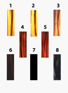 PLAQUE DE CORNE DE BUFFALO NATURELLE PLAQUE DE CORNE DE VACHE POUR COUTEAU À CORNE ÉCHELLE ET CADRES OPTIQUES COULEUR - Product Image 3