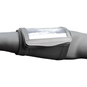 TSPORT Wrist Playbook con cinco ventanas para fútbol y béisbol, tallas negras JR/SR - Product Image 2