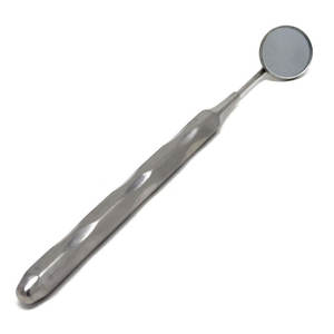 Poignée de miroir dentaire personnalisée OEM Poignée ergonomique Qualité de qualité A + Garantie de 2 ans Source d'alimentation manuelle Construction en acier réutilisable - Product Image 2