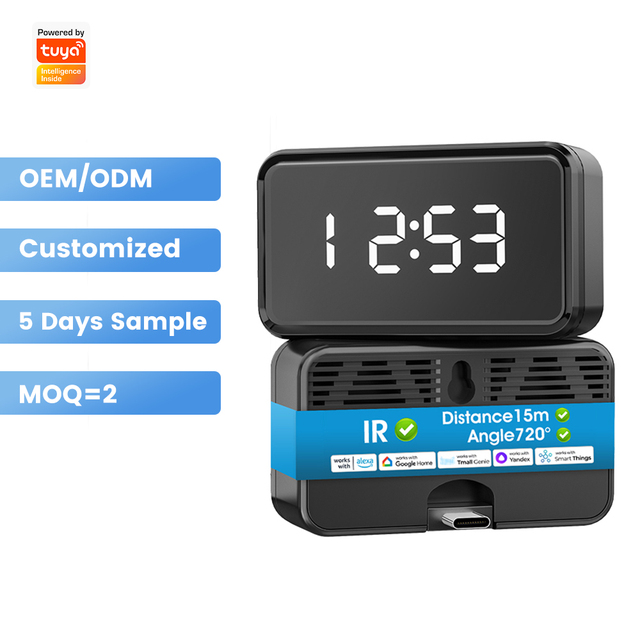 Tuya WiFi Smart IR RF433 Remote Control with Timer for Air Conditioning, Fan TV and DVD Work with Alexa/Google Assistant