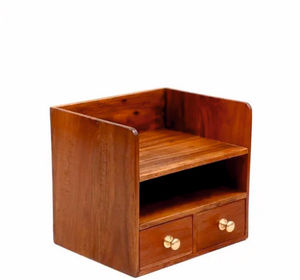 Mango wood storage <b>drawer</b> natural look - Product Image 1