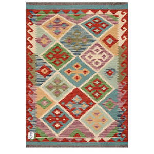 Maimana Afghanistan Kilim Rug 120 X 84 cm <b>Wall</b> Accent <b>Decorative</b> Piece - Product Image 1