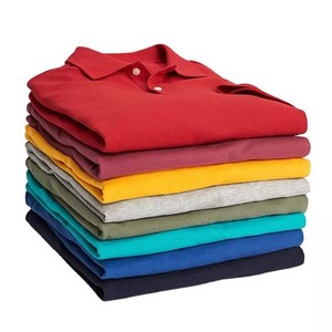 เสื้อโปโลผ้าฝ้ายพลัสไซส์สำหรับผู้ชายเสื้อโปโลผ้าคอตตอนปักโลโก้ได้ตามต้องการ - Product Image 5