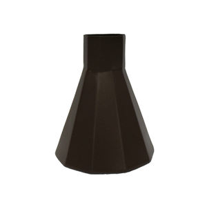 Vaisselle Vase à fleurs décoratif en fer pour la décoration de la maison et du mariage Vase en métal Couleur gris foncé Fait à la main en vrac - Product Image 5