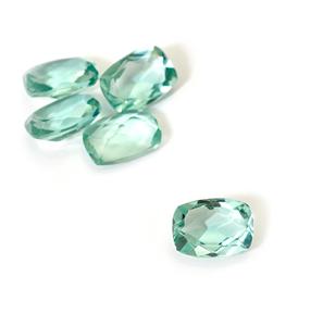 Grand rectangle certifié et octogone taillé bleu aigue-marine pierre précieuse naturelle à facettes pour la fabrication de bijoux - Product Image 5