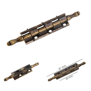 Cerniera Staccabile con Perno e Finitura Oro Antico 87 mm. - Product Image 2