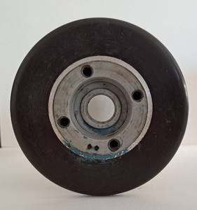 Bobinas con Brida Scaglia de 4 LBS, Origen Italia, Aleación de Aluminio y Resina, 200mm de Longitud/70mm de Diámetro, Muy Buen Estado para Retorcido y Recubrimiento - Product Image 4