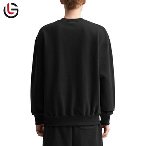 เสื้อสเวตเตอร์คอกลมแขนยาวสำหรับผู้ชายเสื้อสเวตเชิ้ตคอกลมแขนยาวผ้าฝ้ายพิมพ์โลโก้เสื้อสไตล์สตรีทแวร์ตามสั่งไซส์ - Product Image 5