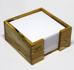 Porte-notes collant en bois organisateurs retour à l'école cadeau de fête pour poste de bureau pour bureau maison école porte-bloc-notes - Product Image 2