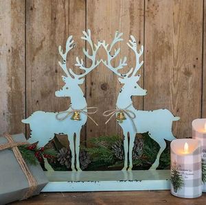 Decoración clásica de Navidad, ciervo de metal, colgante para fiesta en casa, Año Nuevo, hecho en la india, venta al por mayor - Product Image 6