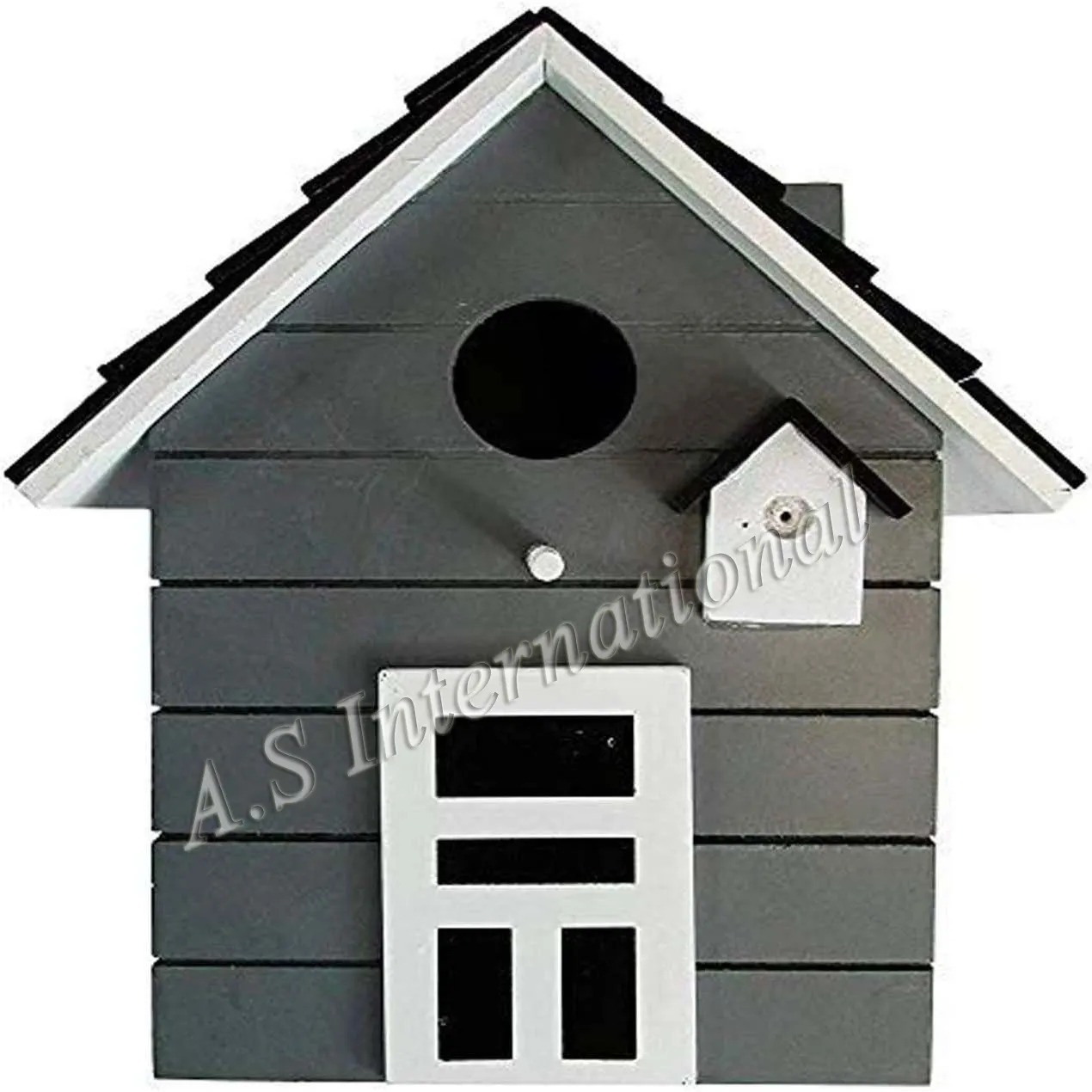 Offre Spéciale personnalisé couleur & Design rustique naturel fait à la main suspendu maison d'oiseau en bois massif pour la décoration extérieure de la maison et du jardin