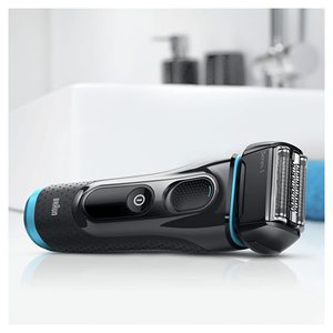 Cabezal de Repuesto Plateado para Afeitadora Eléctrica Masculina, Afeitadora Rotatoria Eléctrica para Cara, Cuerpo y Barba, Idioma de Funcionamiento Alemán, Lavable - Product Image 1