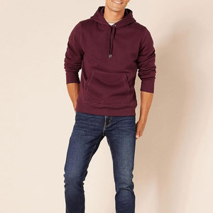 Couleur marron hommes vêtements de rue à capuche personnalisé de haute qualité 500 Gsm poids lourd tissu épais nouvelle mode coton à capuche pour hommes - Product Image 4